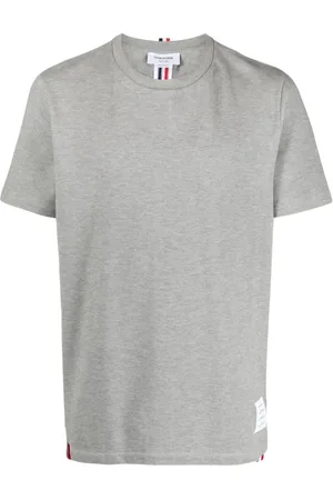 Thom Browne RWB-stripe piqu?? T-shirt
