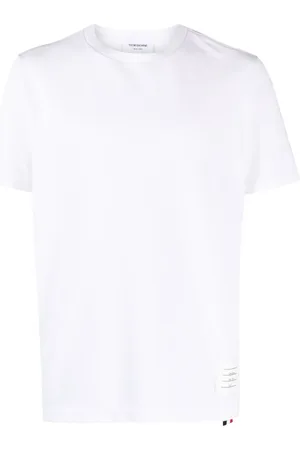 Thom Browne RWB-stripe piqu?? T-shirt