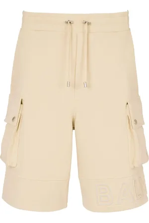 Balmain Logo-embossed cargo shorts