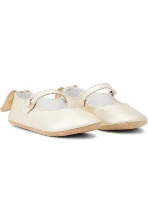 MARIE CHANTAL Olympia Angel Wing leather ballerina shoes