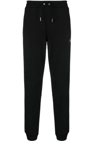 EA7 Logo-patch drawstring track pants