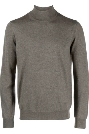 corneliani Mock-neck virgin wool jumper