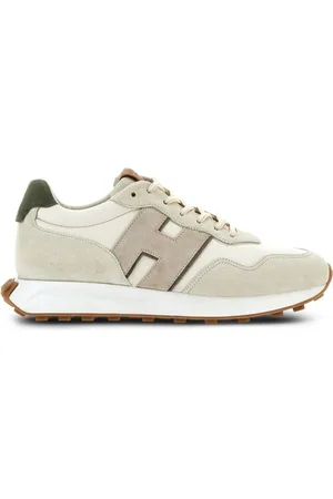 Hogan H601 panelled suede sneakers