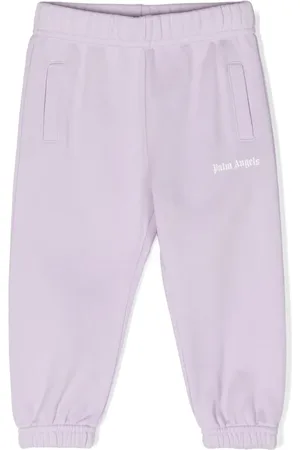 Palm Angels Logo-print cotton track pants