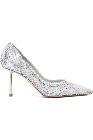 LE SILLA Gilda 90mm crystal-embellished pumps