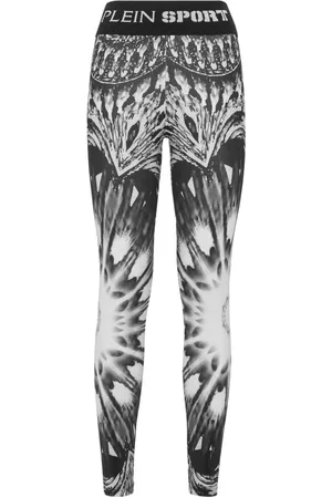 Philipp Plein Abstract-print skinny leggings