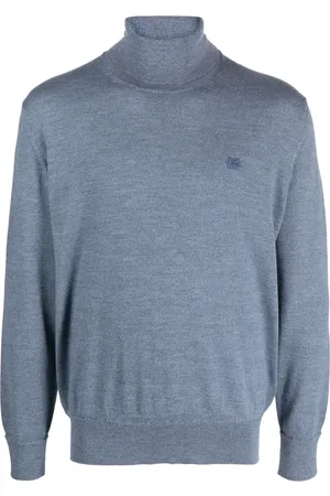 Etro Pegaso-embroidered roll-neck jumper