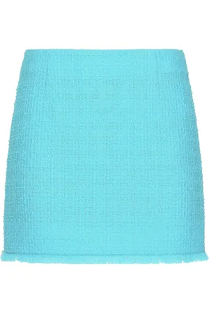 Dolce & Gabbana Mid-rise tweed miniskirt
