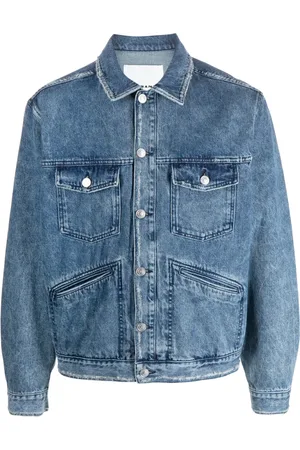 Isabel Marant Jango logo-embroidered denim jacket