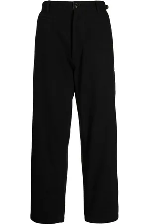 Izzue Logo-appliqué wide-leg trousers