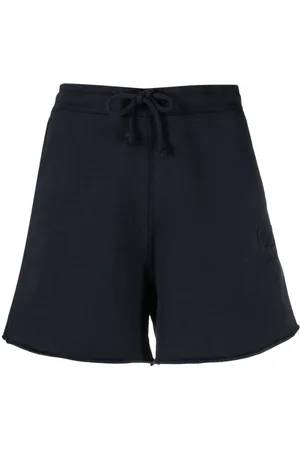 Ganni Logo-embroidered track shorts