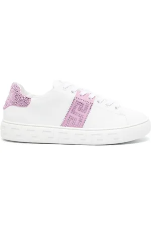 VERSACE Greca crystal-embellished sneakers