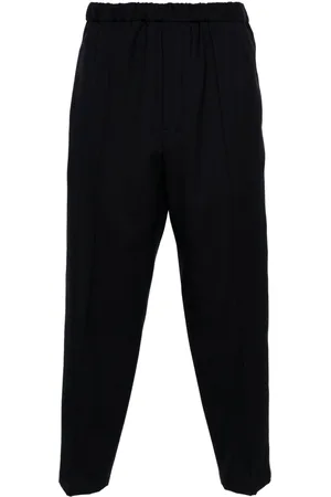 Jil Sander Elasticated-waistband cotton trousers