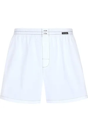 Dolce & Gabbana Logo-patch cotton boxers shorts