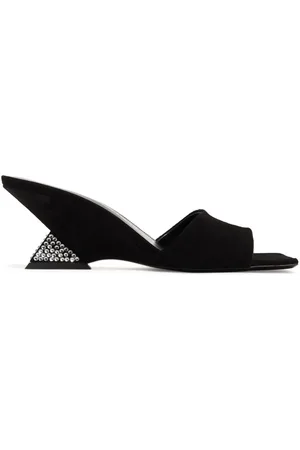 The Attico Cheope 60mm suede mules