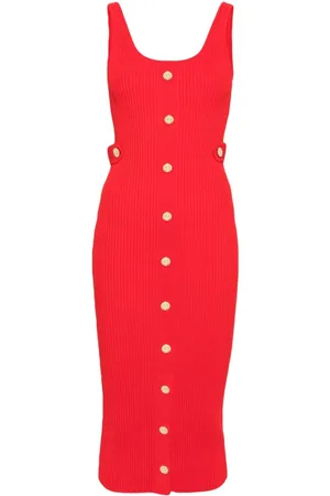Michael Kors Fine-ribbed midi dress
