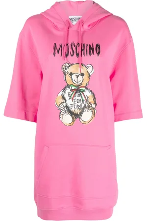 Moschino Teddy Bear-print Cotton Hoodie - Farfetch