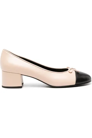 Tory Burch Cap-Toe 45mm leather pumps