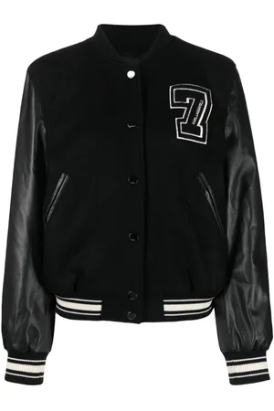 Karl Lagerfeld Logo-patch varsity jacket
