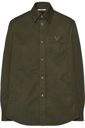 VALENTINO GARAVANI V-detail shirt jacket