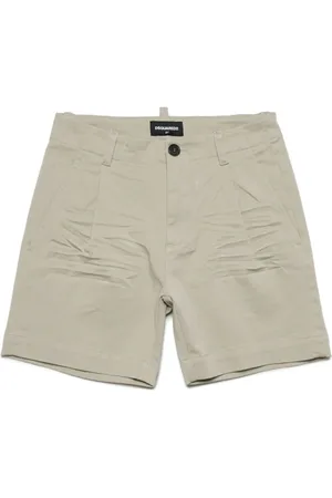 Dsquared2 Logo-appliqué cotton-blend shorts