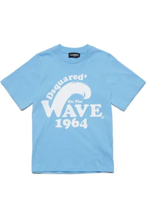 Dsquared2 Wave-print cotton T-shirt
