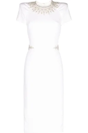 Jenny Packham Ines beaded midi dress
