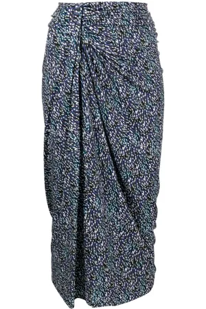 Marant Etoile Jeldia spot-print midi skirt