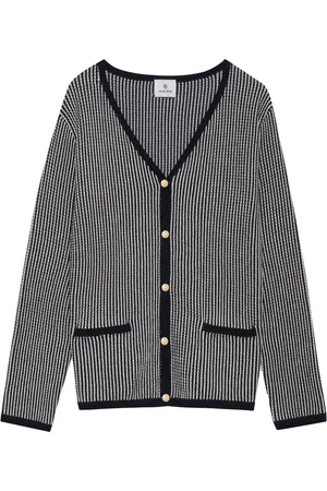 ANINE BING Dave stripe-pattern cardigan