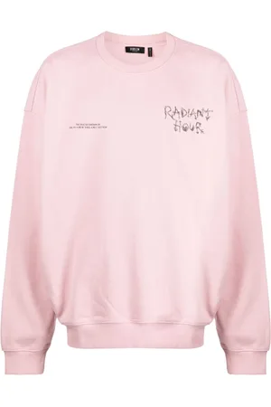 FIVE CM Embroidered-slogan cotton sweatshirt