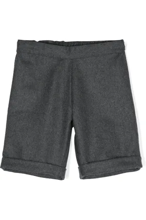 SIOLA Mélange-effect cotton shorts