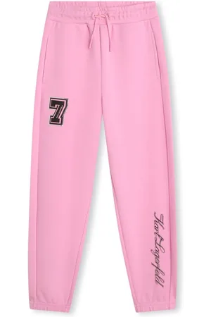 Karl Lagerfeld Logo-print cotton track pants