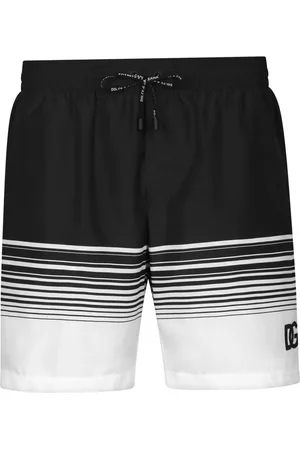 Dolce & Gabbana Stripe-print swim shorts