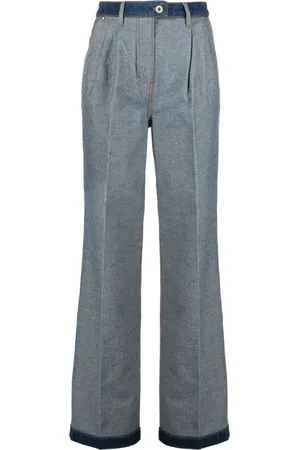 Sonia by Sonia Rykiel High-rise upside-down straight-leg jeans