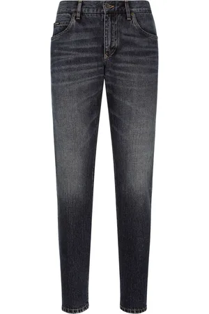 Dolce & Gabbana Straight-leg cotton jeans
