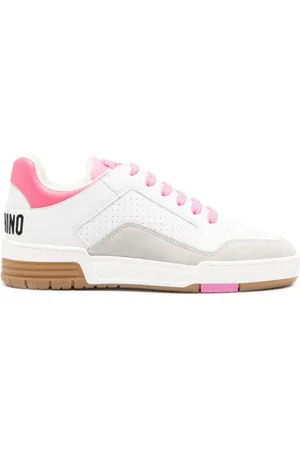 Moschino Teddy Bear-motif leather sneakers
