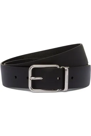 Buckle leather belt - Man