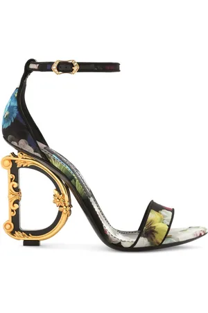 Dolce & Gabbana 105mm DG Baroque-heel sandals