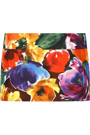 Dolce & Gabbana Floral-print miniskirt