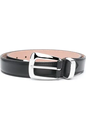 Khaite Leather buckle belt