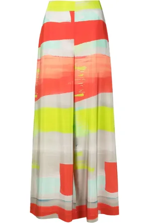 Lenny Niemeyer Canvas wide-leg silk trousers