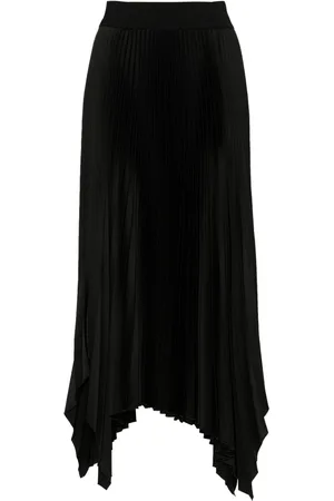 Joseph Ade asymmetric plissé skirt