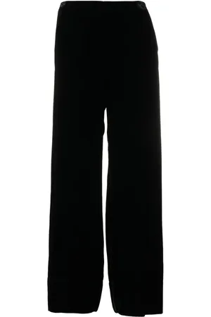 Totême Velvet wide-leg trousers