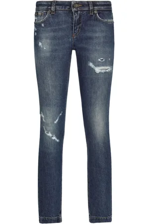 Dolce & Gabbana Low-rise skinny-fit jeans