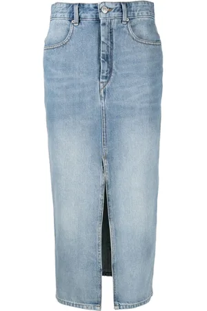 Isabel Marant Julicia denim midi skirt