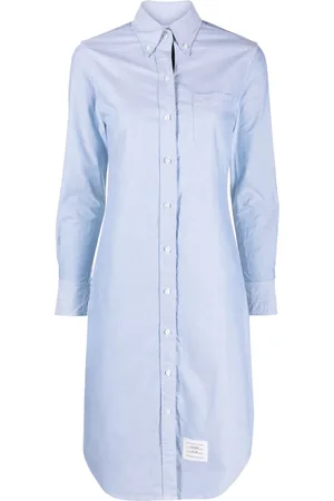 Thom Browne Oxford-cotton shirtdress