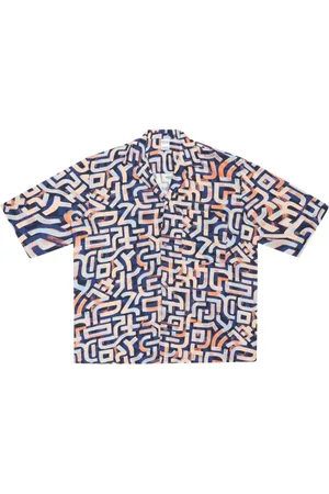 MARCELO BURLON AOP Graffiti-print shirt