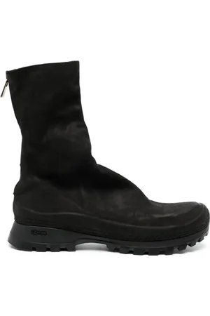 YOHJI YAMAMOTO Round-toe leather boots