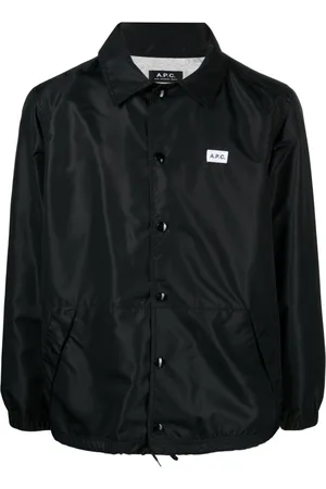 A.P.C. Aleksi logo-patch shirt jacket
