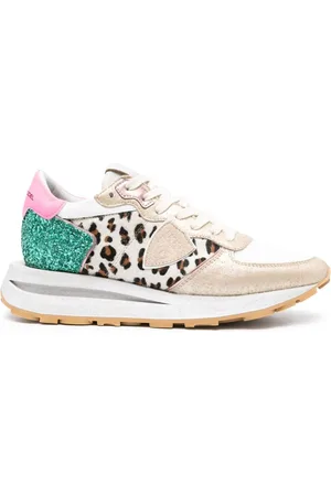 Philippe model Tropez Haute leopard-print sneakers